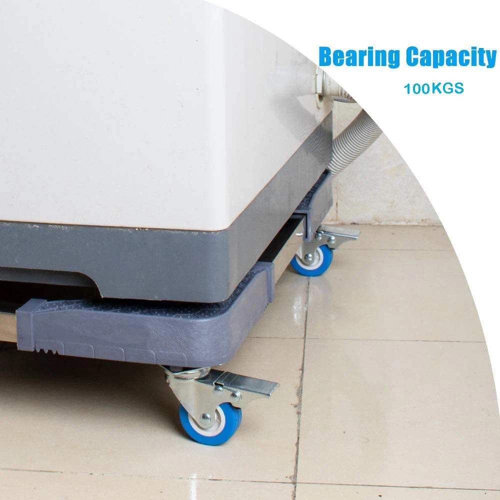 Adjustable Washing Machine Pedestal,Amazon Hot Sale Moving Stand With 4