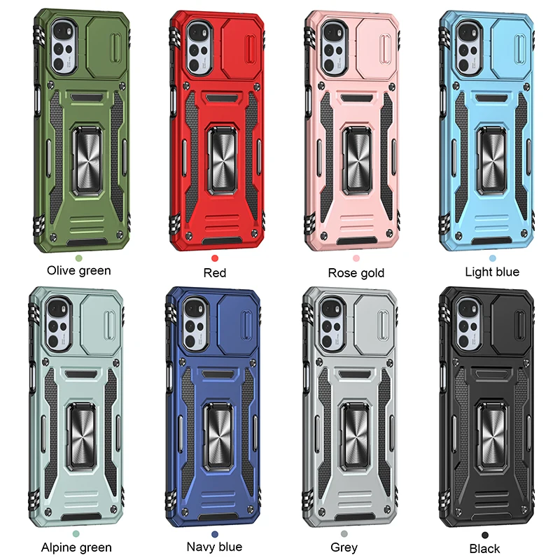 

Heavy Duty Hard Case For MOTO G22 Slide Camera Mobile Phone Case For Motorola G pure G stylus