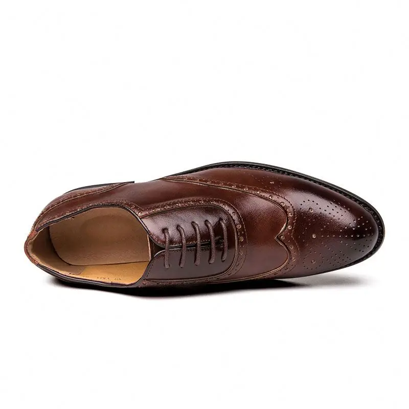 

Erkek Ayakkab Nubuck Men Classical Dress Business Oxfords Style Leather Single Shoes Made In China, Black,brown