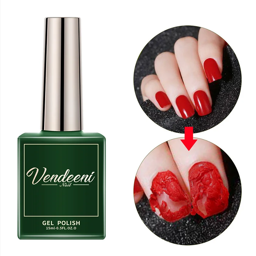 

Vendeeni Oem Custom Wholesale Nail Art Tools Private Label 15ml Gel Remover Easy Apply Gel Nail Polish Gel Remover