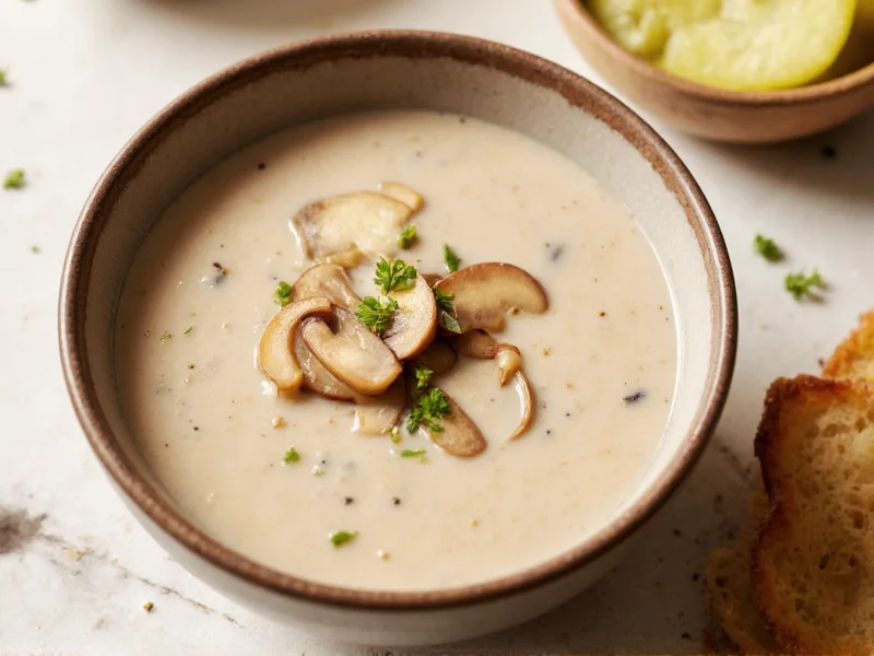 Gluten Free Cream of Mushroom Soup: Easy Homemade Recipe