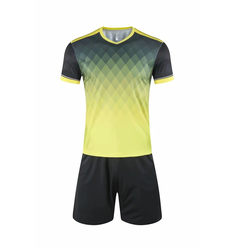 

Custom Wholesale Top Quality Sublimation Mens Training Football Jersey Set