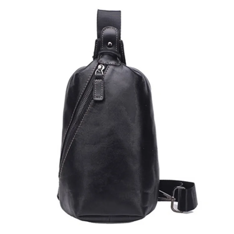 

Amazon new low price hot sale luxury leather bags wholesale custom fashion sling bag men crossbody shoulder chest bag