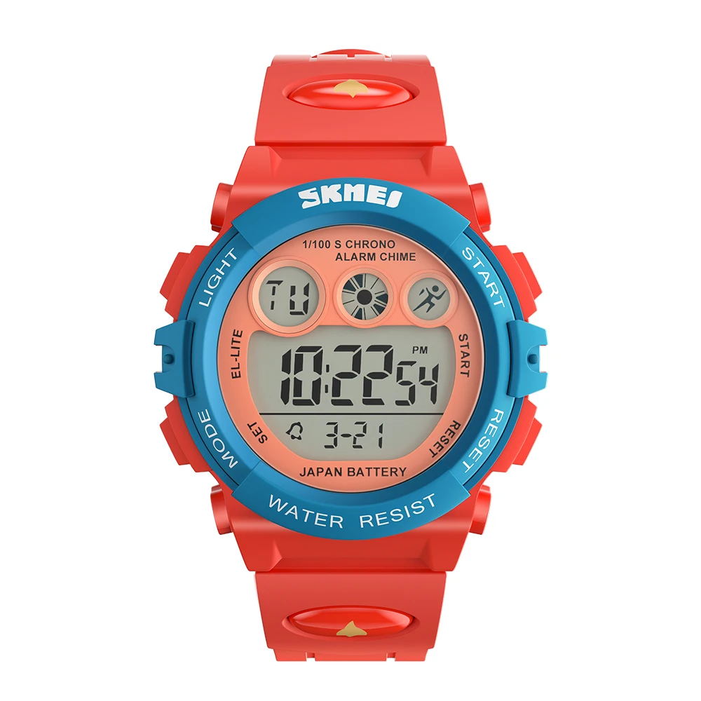 

Skmei Factory Supply Cartoon Pattern Fashion Hand Cute Watch Kids Digital Watches, 4 colors