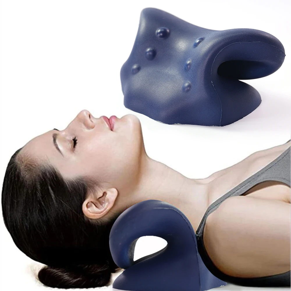 

Ergonomic Design Neck Stretcher Cervical Traction Device Chiropractic Pillow PU Foam Neck Relax Traction Cushion
