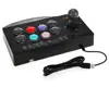 PXN-0082 Mini DIY Plug and Play USB PS3 Controller Arcade Joystick, Handheld Macro Turbo Wired PC/PS4 Fight Stick