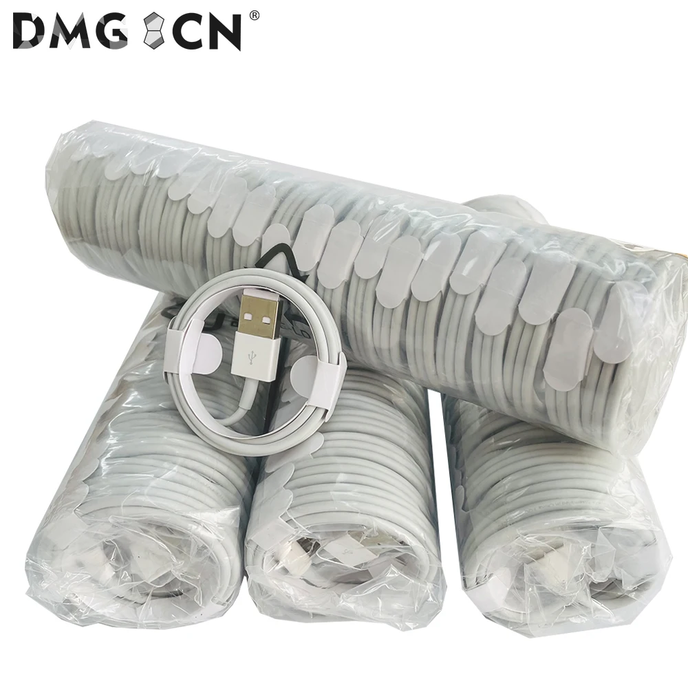 

Fast Charging USB Cable 6IC For iPhone 8 7 6 6S 5 5S Mobile For iPhone Charger Cable Fast Data Charging cable kabel data, White