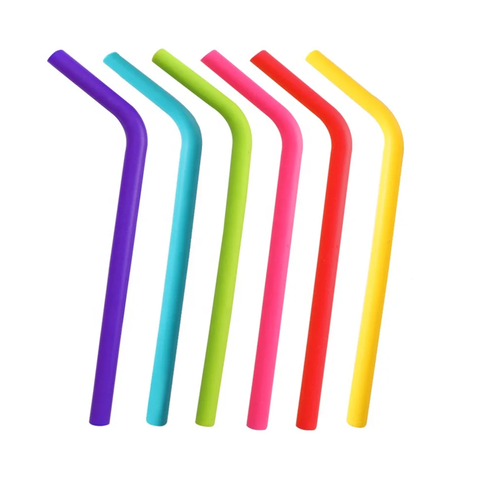 

Dongrong Colorful BPA Free Eco-Friendly Portable Collapsible Silicone Drinking Reusable Straw, Pink,blue,green,purple or custom