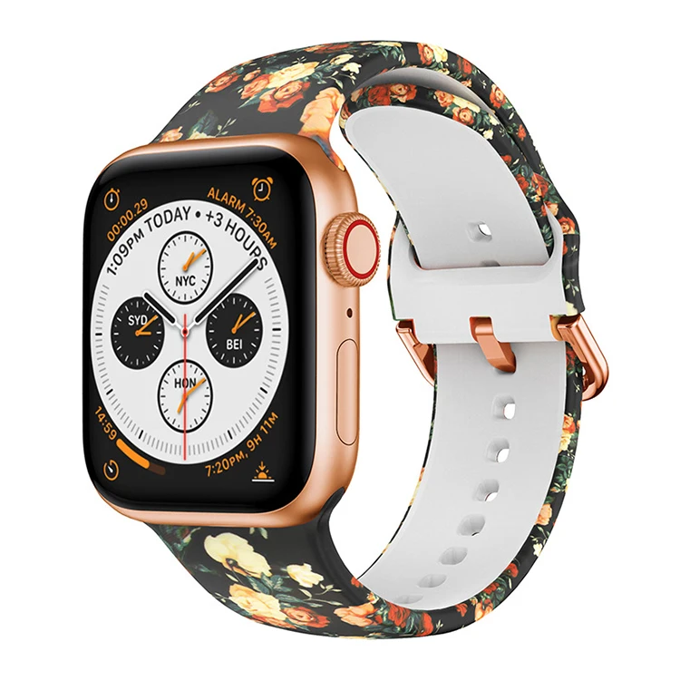 

Apple Watch Strap Silicone 42mm 38mm Strap For Apple Watch Series 6 5 4 3 2 1, Multi colors