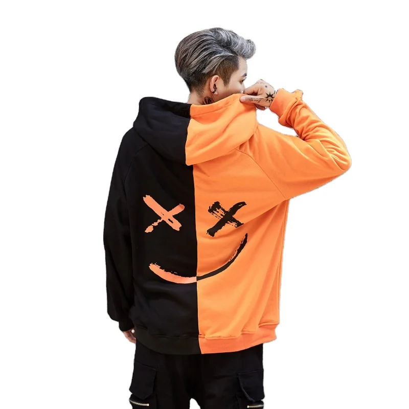 

2021 Amazon custom hip hop style luxury print logo men clothing streetwear cotton winter stylish men's hoodies