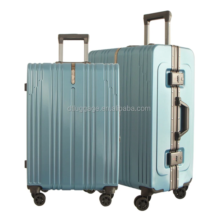 

Aluminum best trolley hard case luggage travel bags and hard suitcase 100% PC carry on luggage