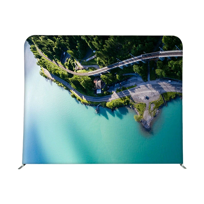 

Aluminum tension fabric material advertising application fabric tension display stand