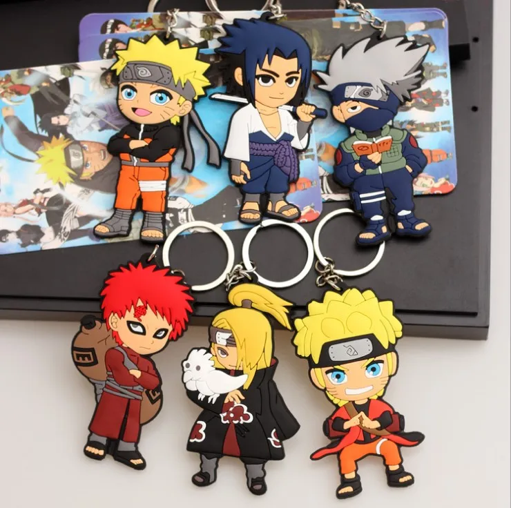 3d Naruto Silicone Keychain Pvc Keychain For Decoration And Collection ...