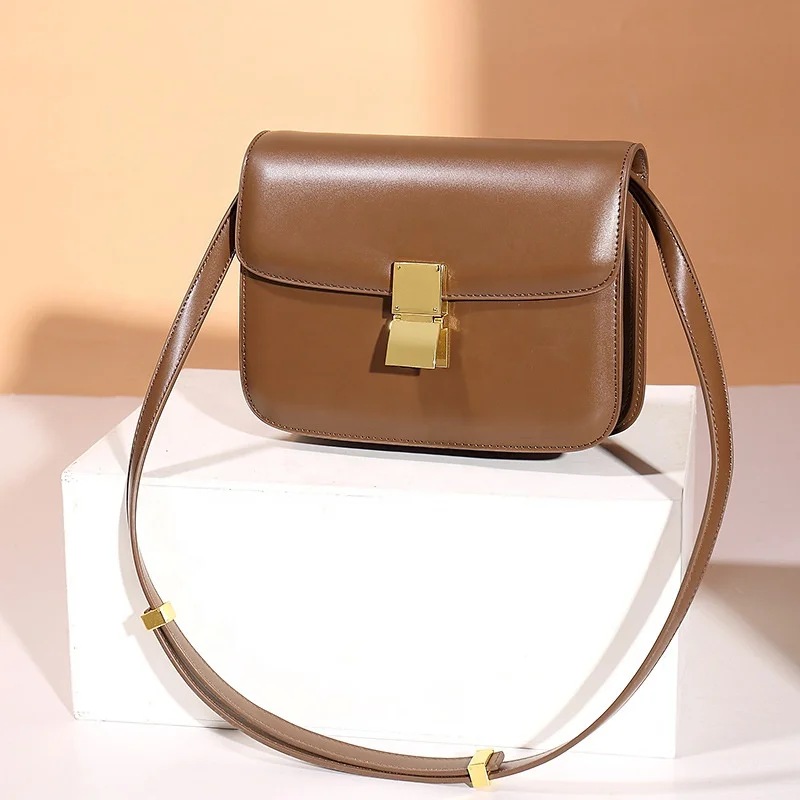 

Small Square Leather Crossbody Purses Women Shoulder Handbags