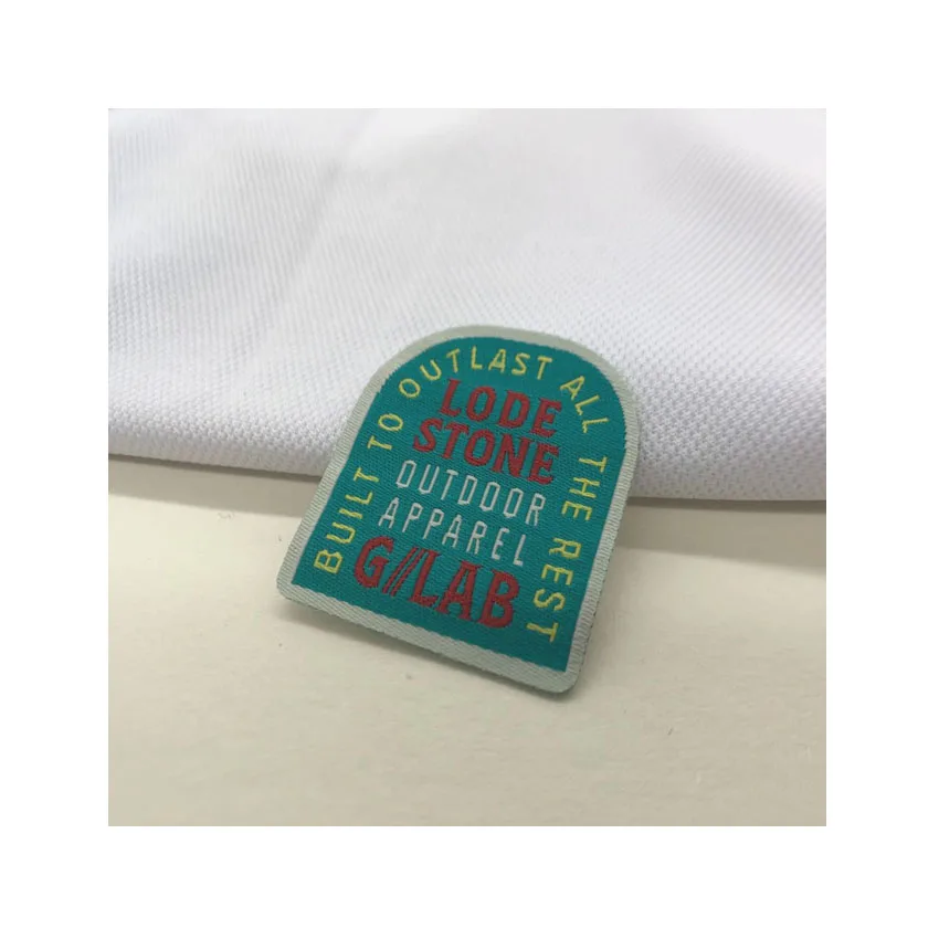 

Silk Woven Adhesive Label for Plus Size Underwear, Custom color