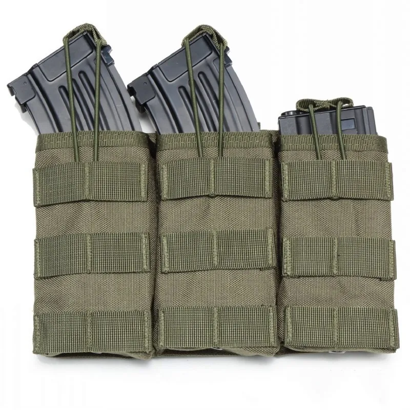 

Triple Magazine Pouch 1000D Nylon Tactical M4 Military Pouch Molle Paintball Airsoft Magazine Pouch