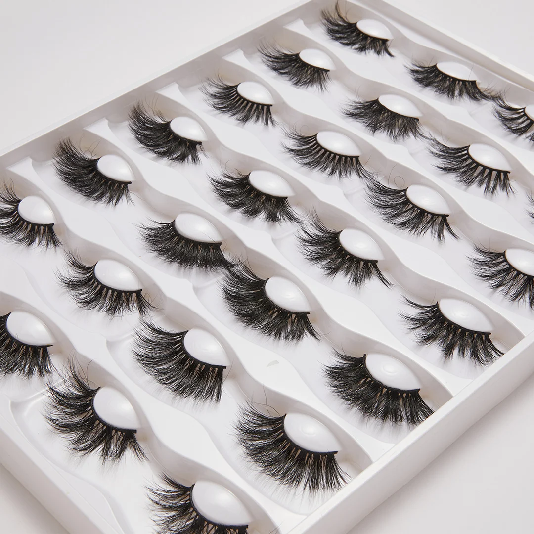 

2021 new handmade soft and smooth 0.5 grams weight 25 mm 3d vendor mink eyelash