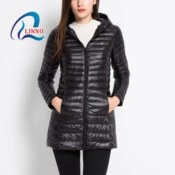 long thin puffer coat