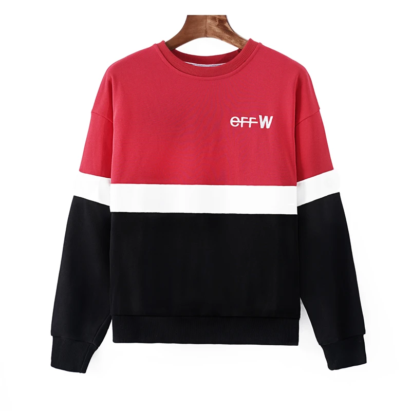 

Rummandy Spring Casual New Stripes Long Sleeve pullover sweater Women's Hoodies Sweatshirt, Customized color