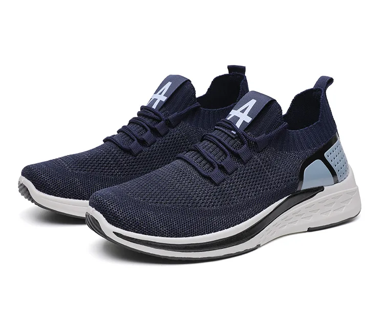 

Fashion design new popular men's sport shoes breathable sneakers casual shoes, 3 colors
