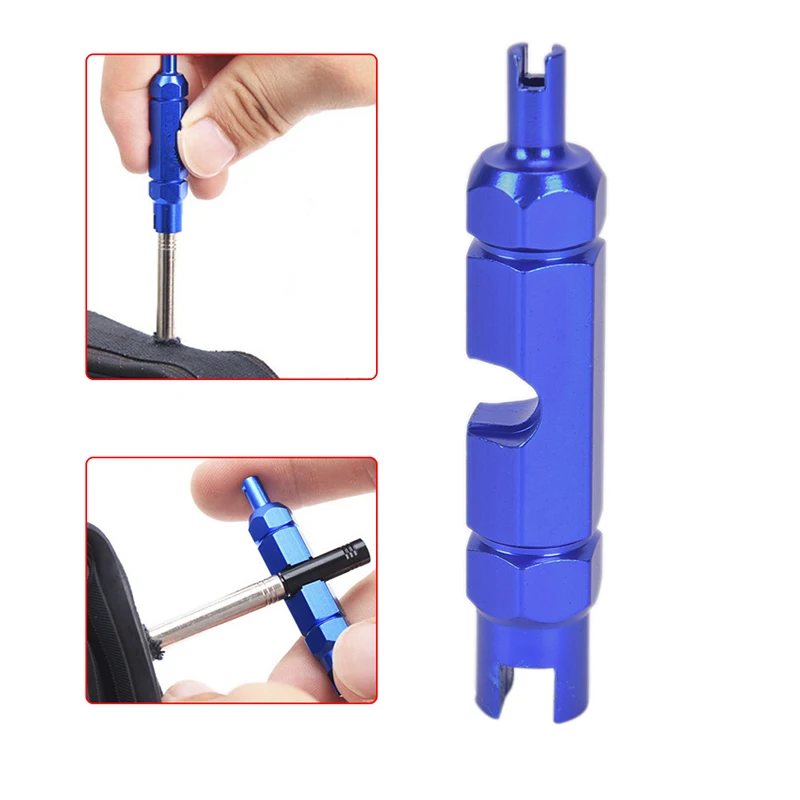 Double-head Wrench Parts Bicycle Bike Wrench Valve Core Disassembly Tool Tu 