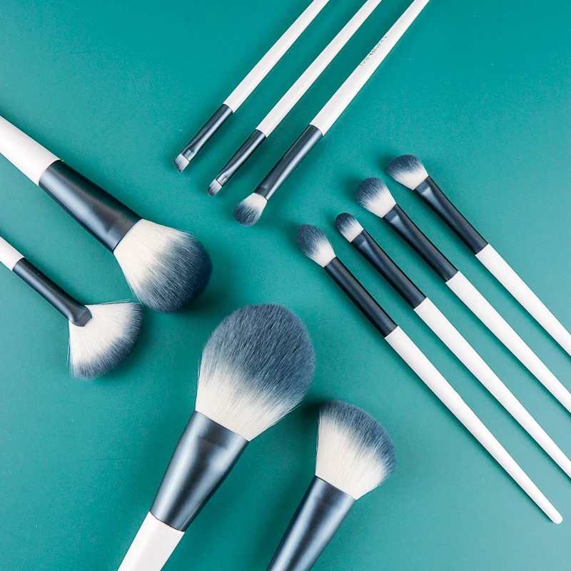 

personalized wholesale new 11pcs Pro Makeup Brushes Set Beauty tools best sellers private label workable, As the picture