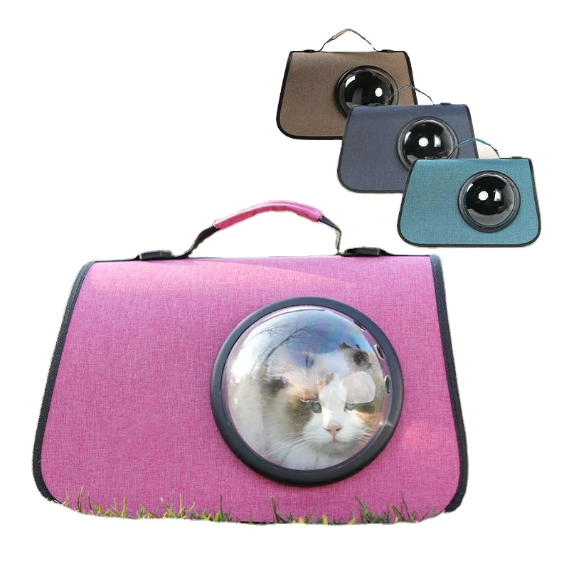 

Cat Bag Breathable Portable Pet Carrier Bag Outdoor Travel Backpack For Cat And Dog Transparent Space Pet Backpack