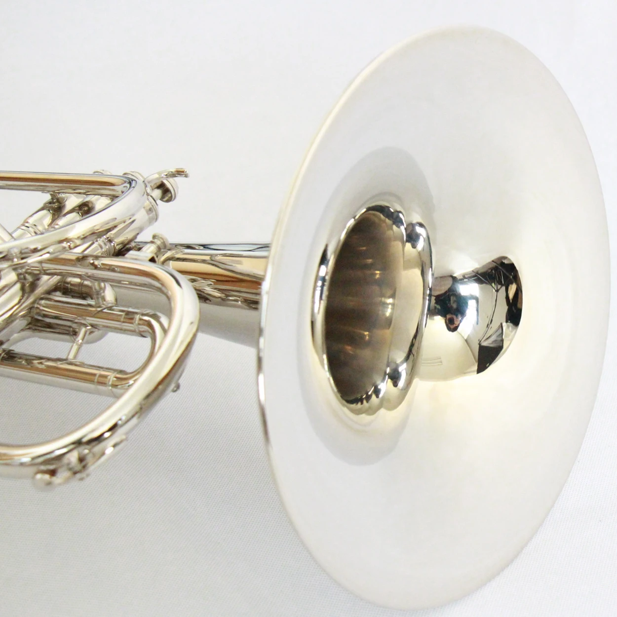 
Made in China Brass body Cupronickel valve nickel plated brass instruments marching mellophone 