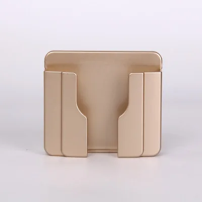 

Charger Rack Shelf Phone Holder Practical Home Wall Mount Mobile Multifunction Bracket Adhesive Universal Stand Accessories, White gray gold