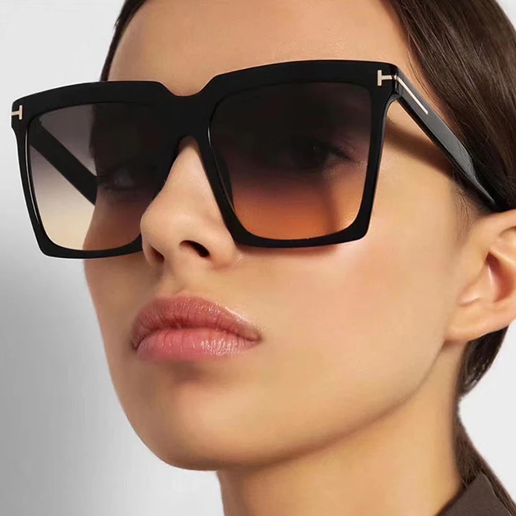

OEM pc plastic flat top unisex designer oversized shades sunglasses, Custom colors