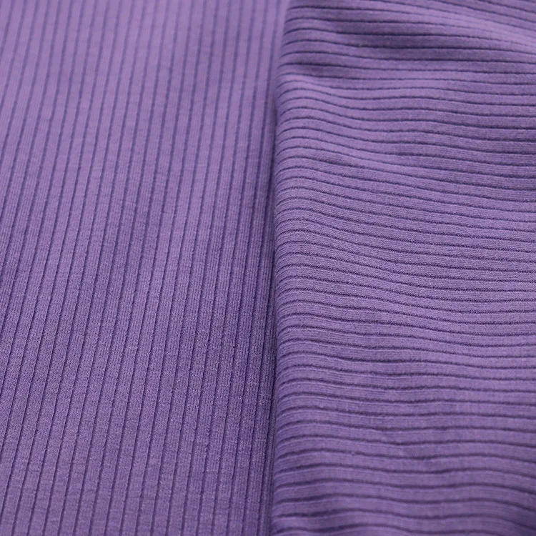 
Fashion design candy color 92% rayon 8 %spandex rib soft fabric 
