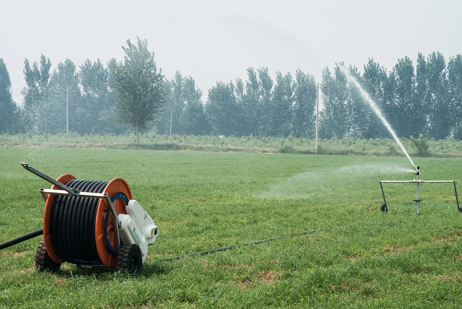 move easily small hose reel irrigation machine 50-90 for sale