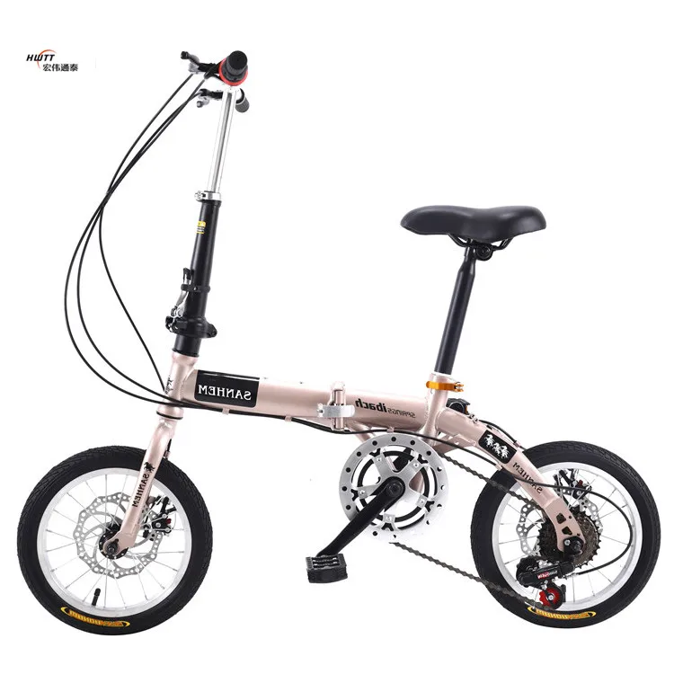 

14 16 inch mountain bike Folding girl bike 6 speed Double suspension frame/Folding mountain bike/mini folding bike