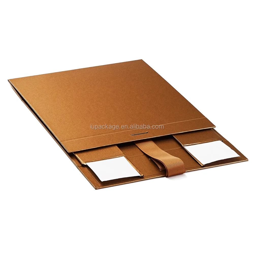 Luxury Packaging Box Clothes Foldable White Rigid Gift Box