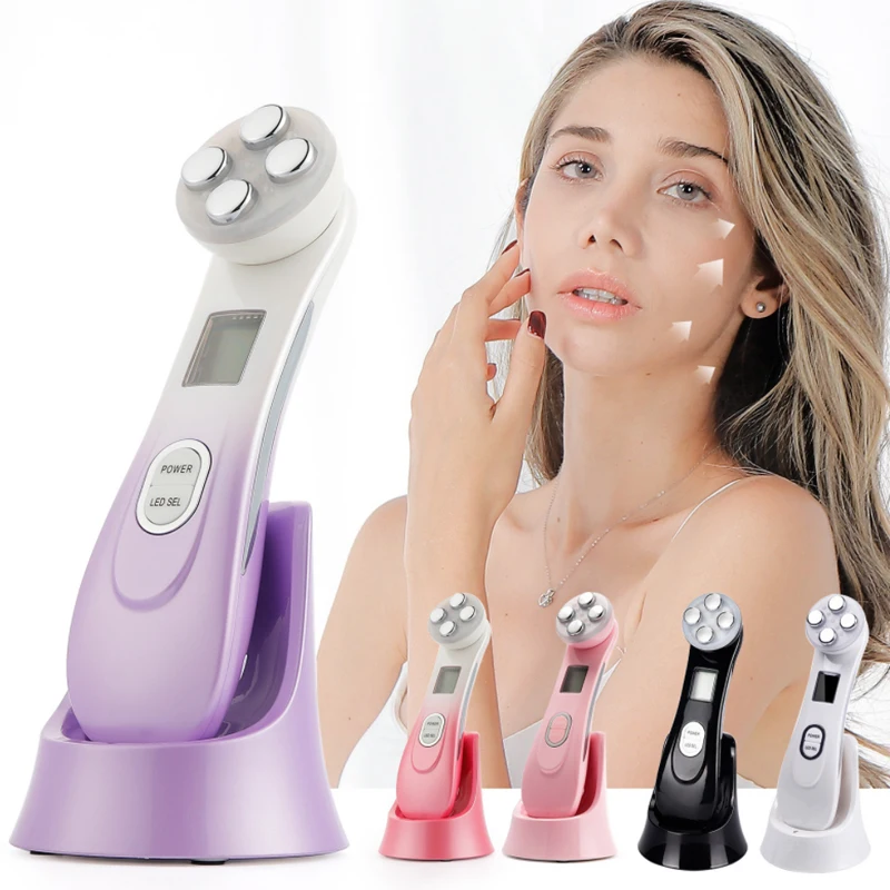 

5 in 1 Portable RF, Mini Radio Frequency Eye Care Device, High Frequency Skin Rejuvenator Skin Tightening Machine