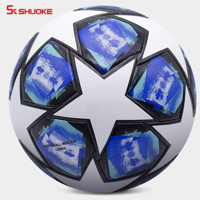 

Shoke Hot Sale Official Football Professional Match And Training PU Size 5 Official PVC soccer ball, Color