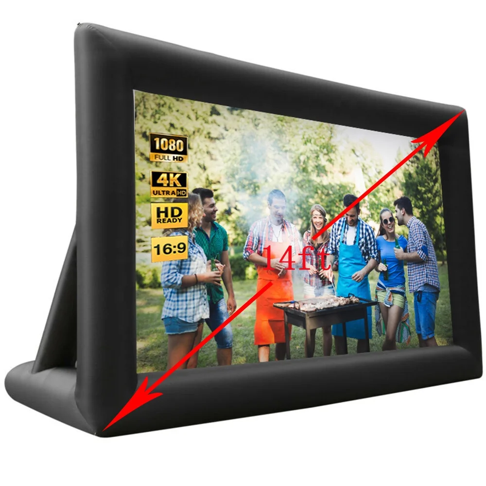 

Wholesale Oxford Cloth Inflatable Movie Screen/20Ft Outdoor Movie Foldable Projection Screen