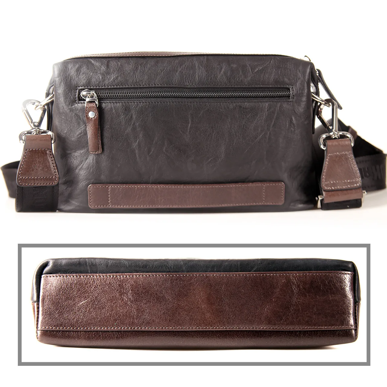 

wholesale PU leather man messenger bags for men genuine leather clutch bag, Brown
