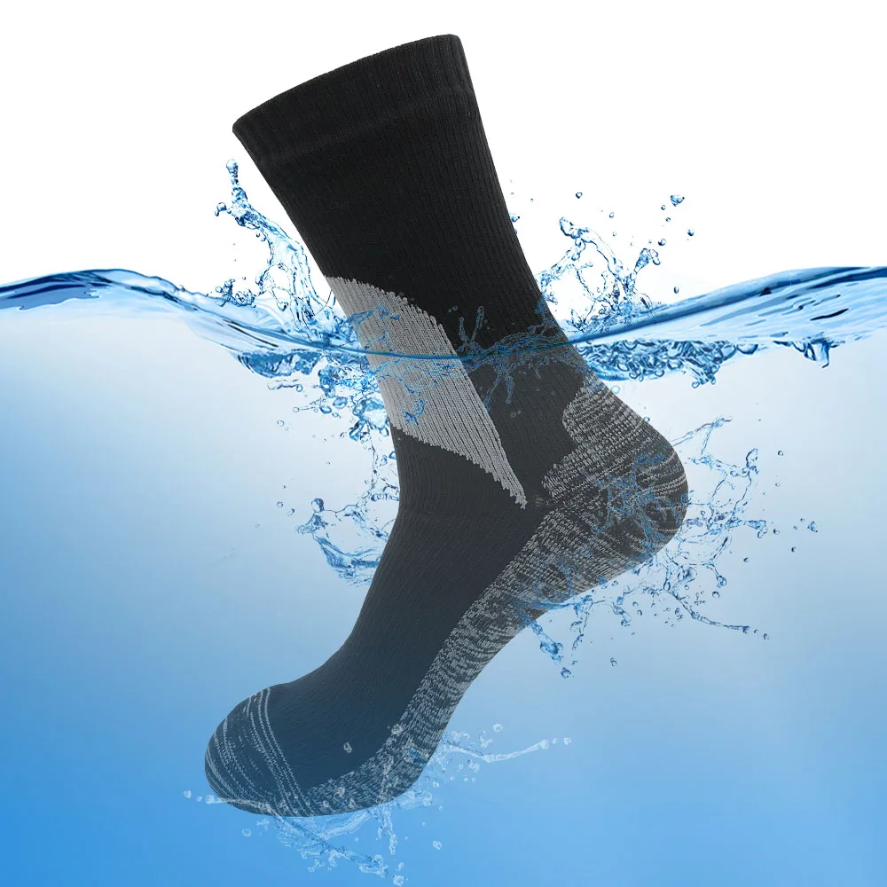

Professional Winter Thick Running Hiking 100% Breathable bamboo Waterproof Socks For Men, Customized