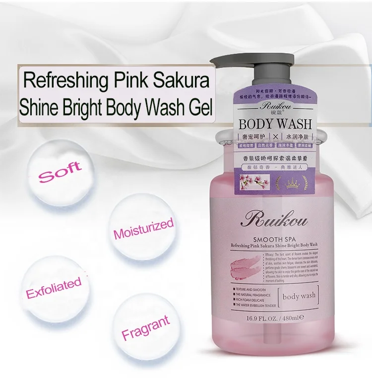 
Cherry Ko Hot Selling Hair Shampoo Body Wash Set Body Lotion Shower Gel Bath Set Spa Gift 