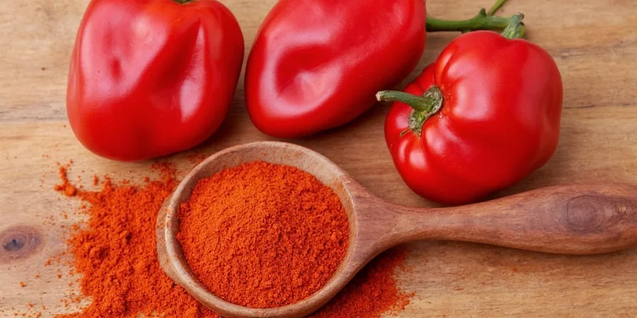 Nutrition table of smoked paprika
