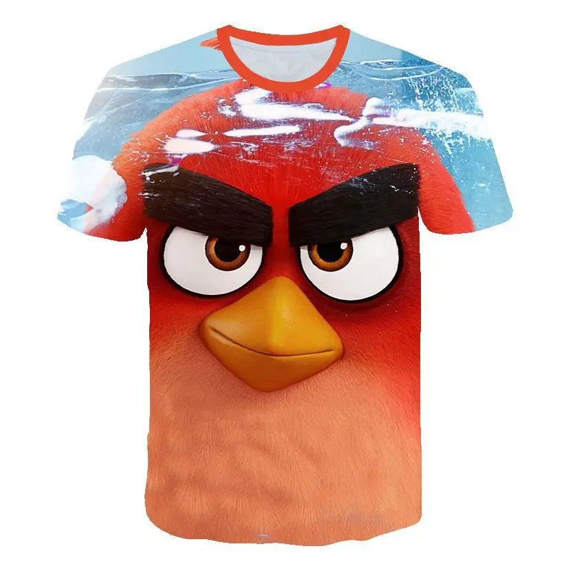 

classical crazy birds t-shirt