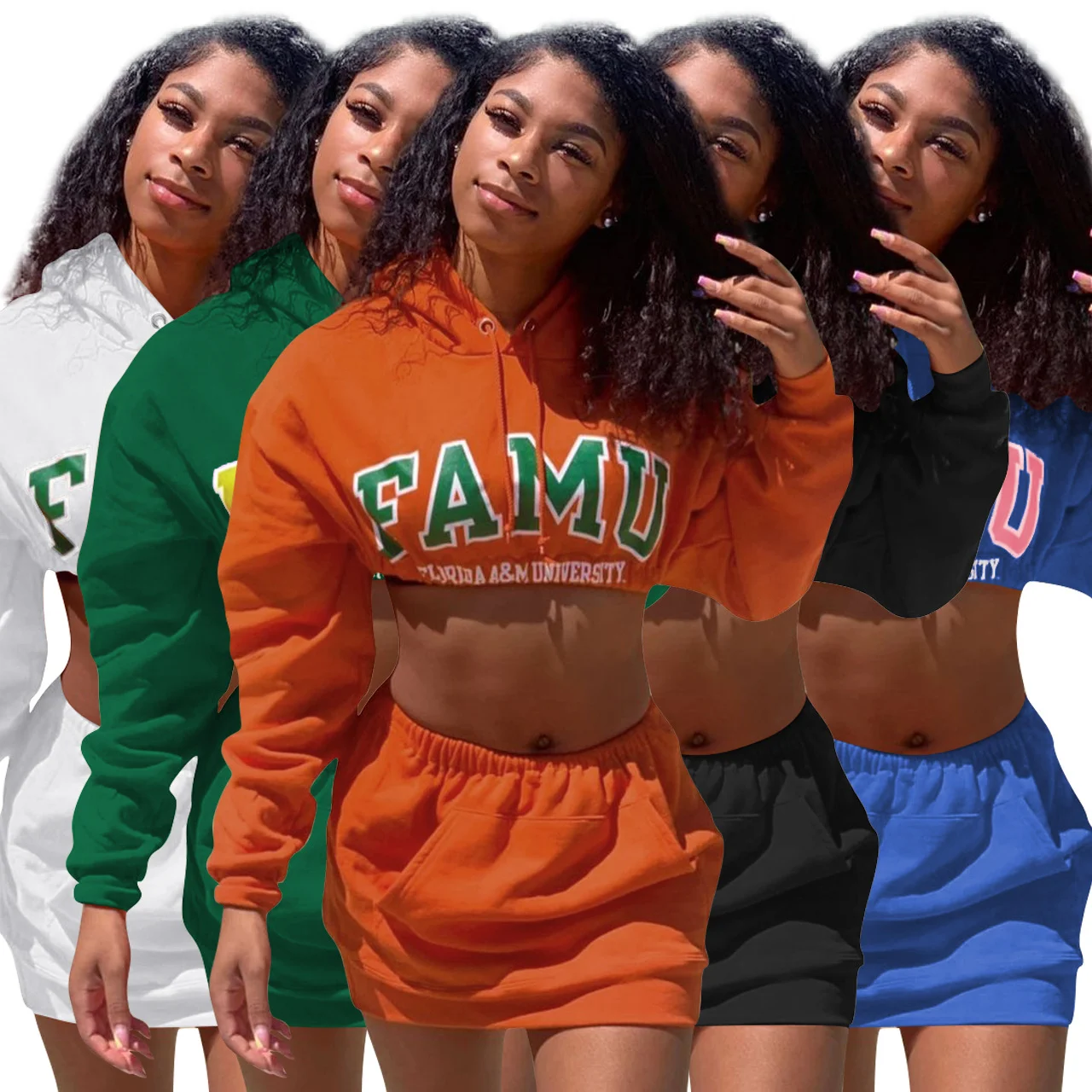 

Women's Sets 2022 Fashion Nova Two Piece Sweat Sets 2 Pcs Skirt Dress Girl's Lounge Wear Women Casual Dress Two Piece Set