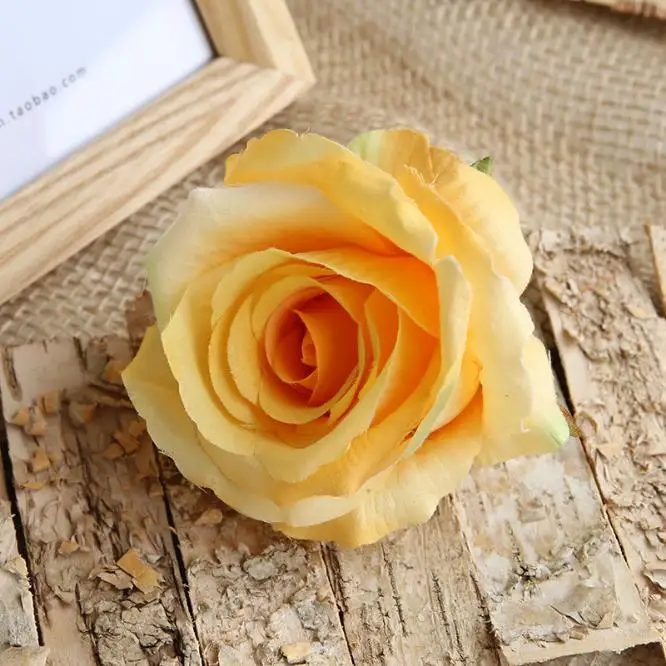 Artificial Rose Flower Head Silk Flower Heads Bulk For Wedding Party