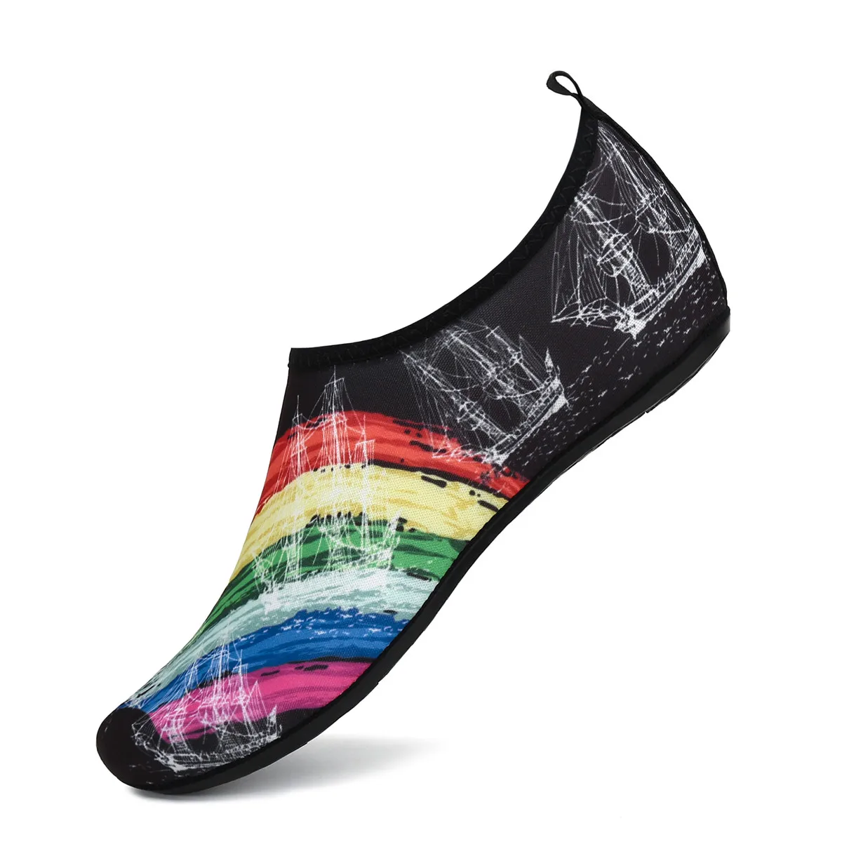 

Custom Summer Barefoot Quick-Dry Aqua Socks Beach Water Shoes