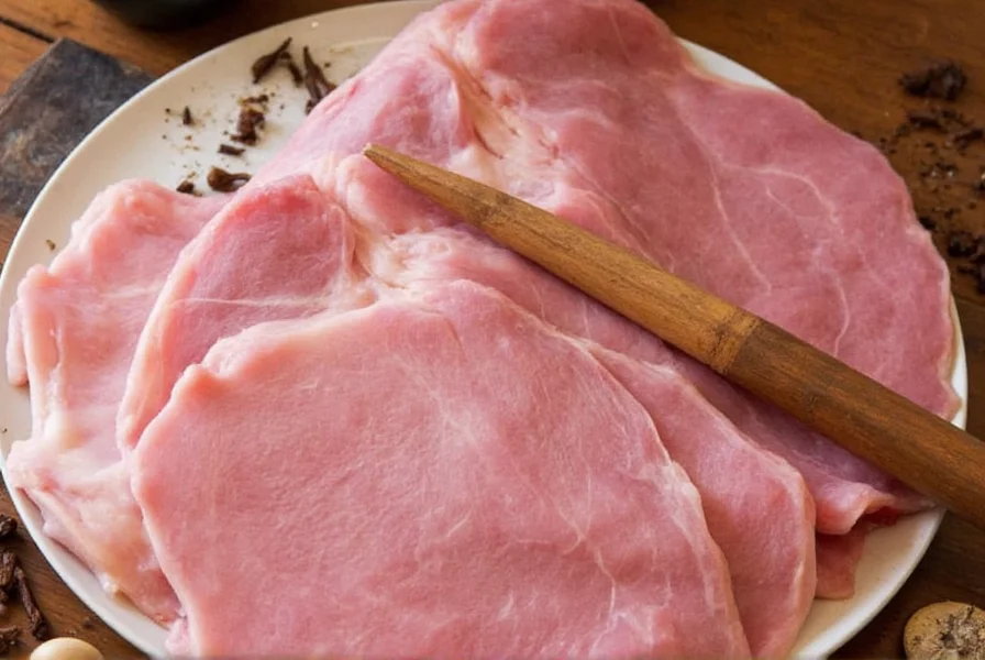 Close-up of clove-studded ham with glaze