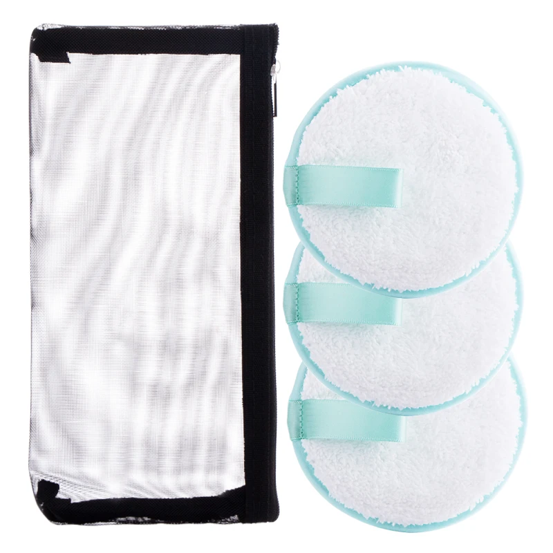 

New Process Cruelty Free 3 Reusable Cotton Rounds With Laundry Bag