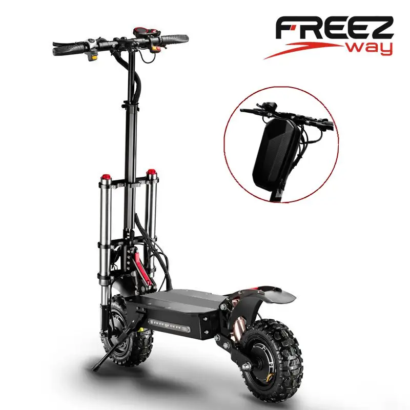 

Newest Freezway R1 model 11inch fat tire china cheap off road 60v 5600w electric scooter for sale