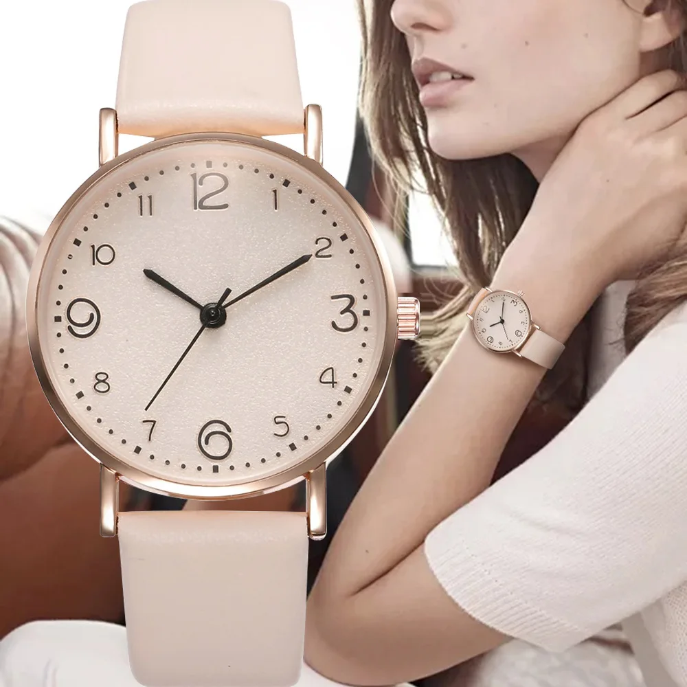 

Hot Sale Women's Watch Quartz Small Dial Leather Casual Wrist Watch Charm Dress Ladies Watches Fashion Wristwatch Reloj de mujer