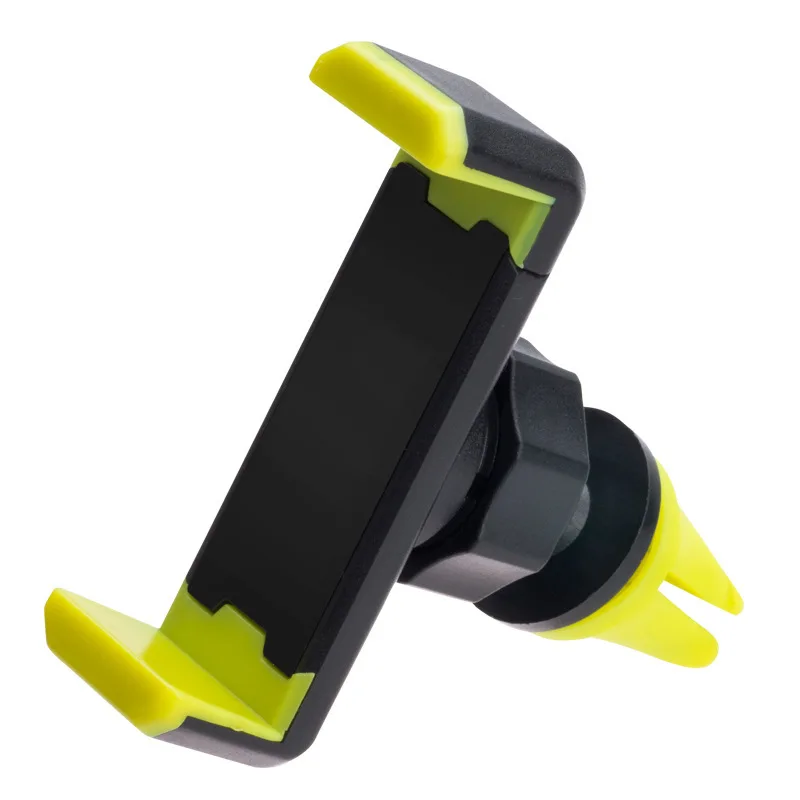 

New Air Vent Mount Car Phone Holder for iPhone For Samsung Car Holder Adjustable 360 Rotating Updated Car Phone Holder Stand, Black, blue,green,custom color